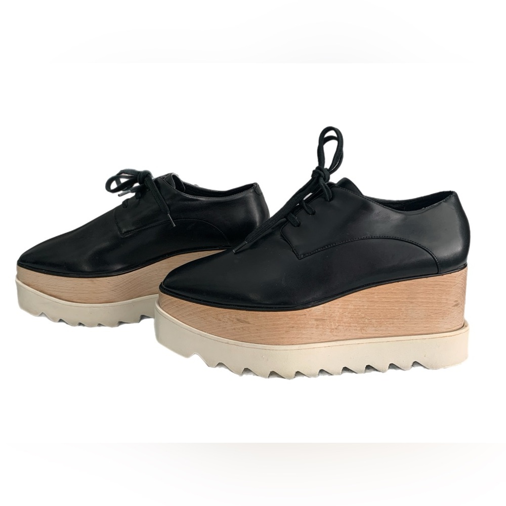 Stella McCartney Elyse Platform Derby Shoes Size 37